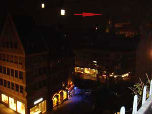 Blick von Skybar Nürnberg