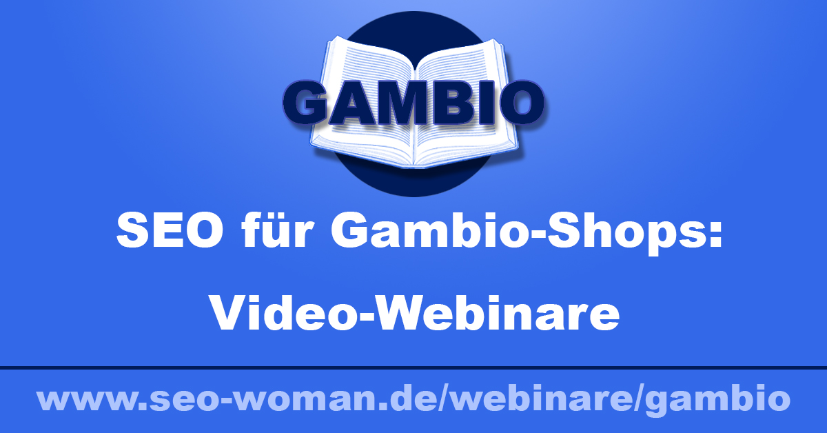 Gambio Webinare